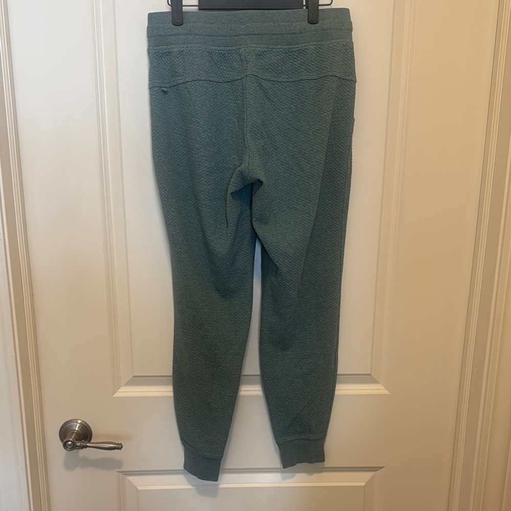Lululemon Warm Down Jogger Mid Rise Heathered Tidewater Teal - Picture 2 of 5